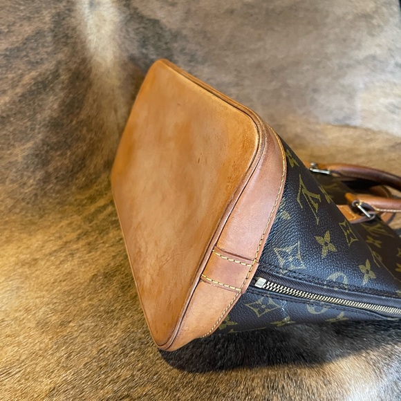 Louis Vuitton LV Hand Bag Alma Brown Monogram - Picture 8 of 8